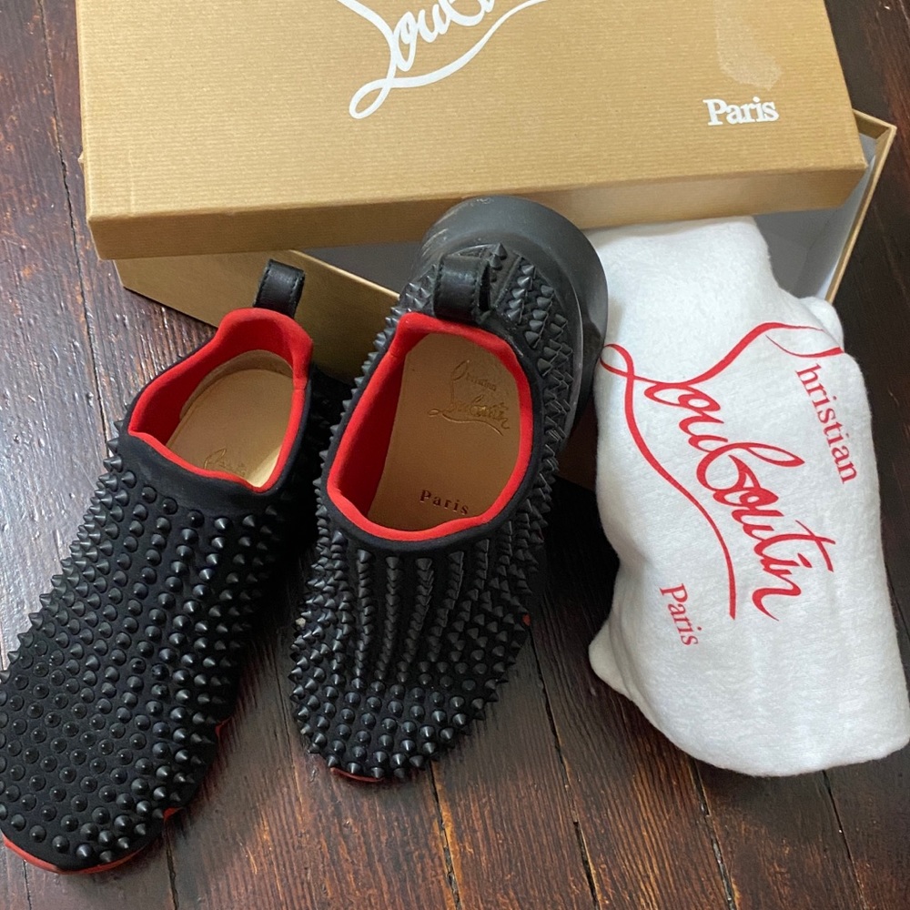 Christian Louboutin Spike Sock Woman Flat Sneaker
